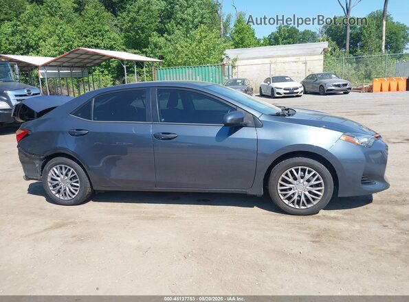 2T1BURHE9HC796606 2017 TOYOTA COROLLA Dark Blue Вид задньої частини салону