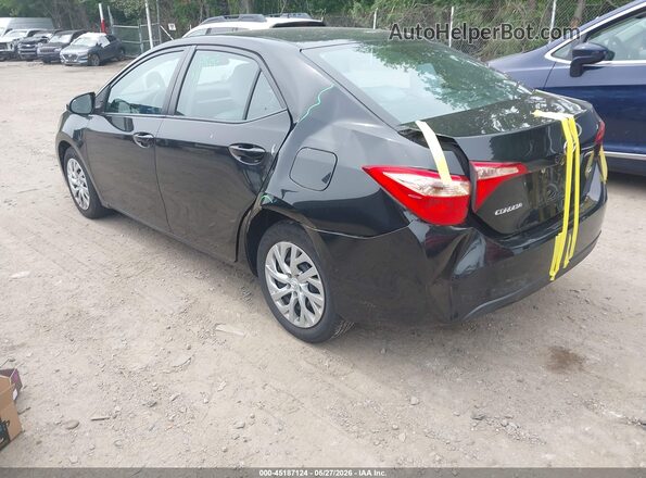2T1BURHE9HC802713 2017 TOYOTA COROLLA Черный Задняя левая четверть