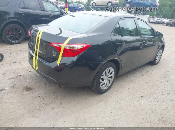 2T1BURHE9HC802713 2017 TOYOTA COROLLA Черный Задняя правая четверть