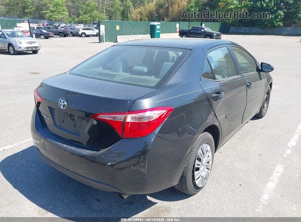 2T1BURHE9KC142776 2019 TOYOTA COROLLA Black Tył prawy