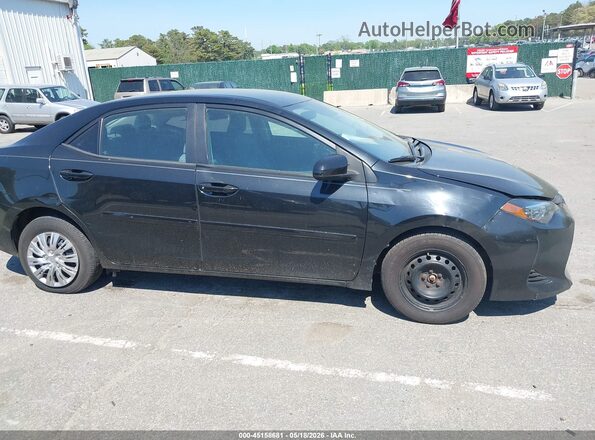 2T1BURHE9KC142776 2019 TOYOTA COROLLA Black Widok wnętrza z tyłu