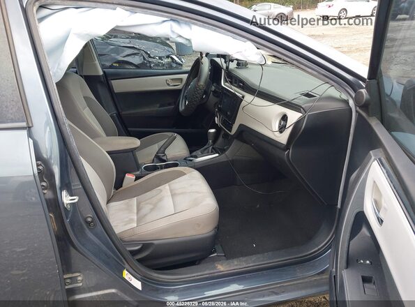 2T1BURHE9KC204743 2019 TOYOTA COROLLA Серый Вид салона спереди