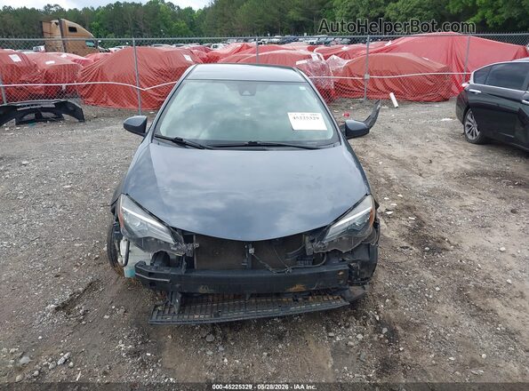 2T1BURHE9KC204743 2019 TOYOTA COROLLA Серый Вид щитка приборов