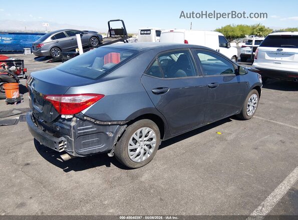 2T1BURHE9KC223793 2019 TOYOTA LL Gray Trasero derecho
