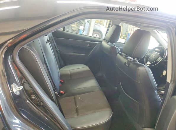 2T1BURHEXGC652982 2016 TOYOTA COROLLA Black Widok tylnych siedzeń