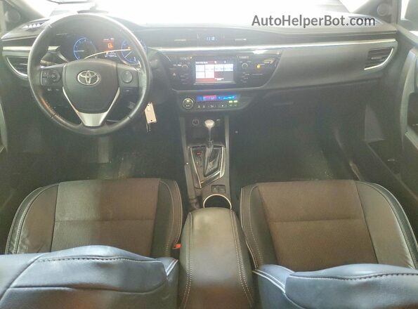2T1BURHEXGC652982 2016 TOYOTA COROLLA Black Widok deski rozdzielczej