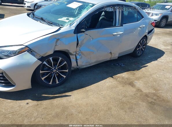 2T1BURHEXHC867084 2017 TOYOTA COROLLA Silver Vista frontal