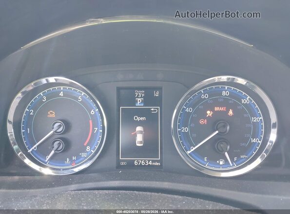 2T1BURHEXHC867084 2017 TOYOTA COROLLA Silver Vista de los asientos traseros