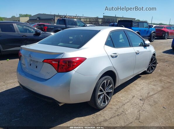2T1BURHEXHC867084 2017 TOYOTA COROLLA Silver Trasero derecho