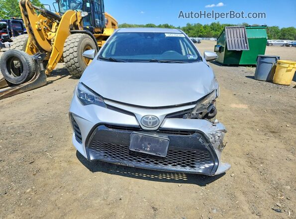 2T1BURHEXHC904313 2017 TOYOTA COROLLA Silver 