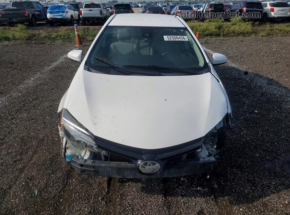 2T1BURHEXJC109719 2018 TOYOTA COROLLA White 