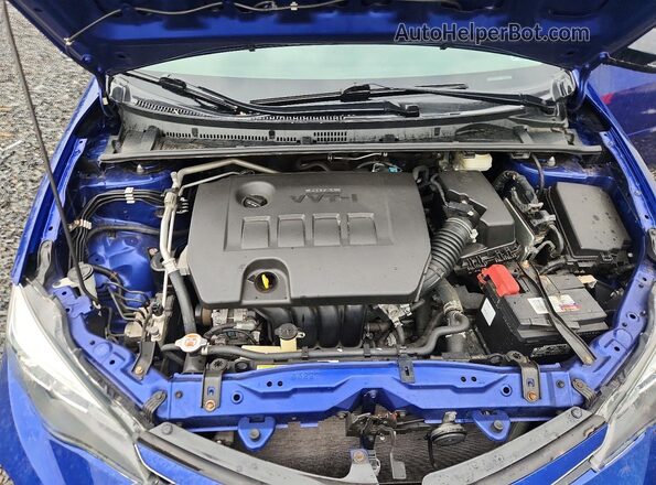 2T1BURHEXKC135044 2019 TOYOTA COROLLA Blue Rear interior view