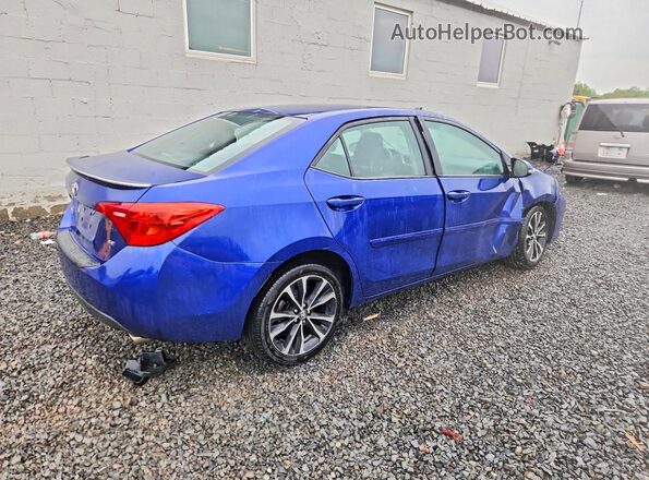 2T1BURHEXKC135044 2019 TOYOTA COROLLA Blue Rear right