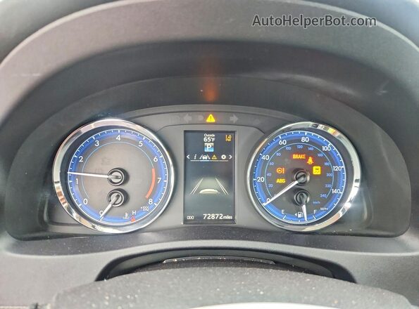 2T1BURHEXKC135044 2019 TOYOTA COROLLA Blue Instrument cluster view