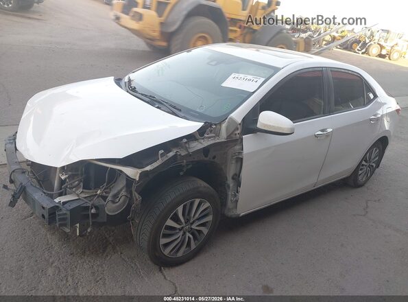 2T1BURHEXKC141815 2019 TOYOTA COROLLA White Առջևի ձախ երեք քառորդ տեսարան