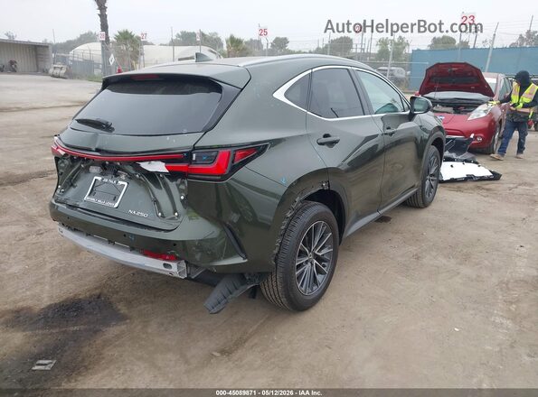 2T2ADCAZ7SC026655 2025 LEXUS NX 250 Green Trasero derecho