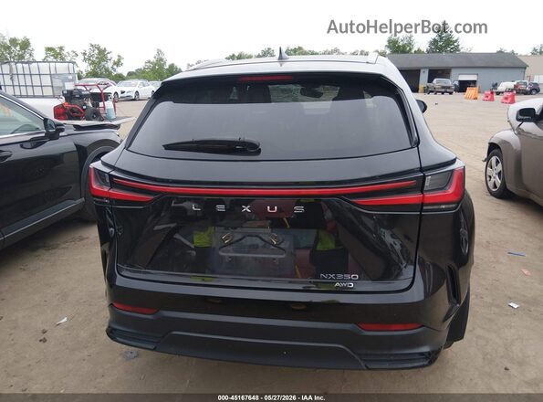 2T2AGCEZ0NC011355 2022 LEXUS NX 350 Black 