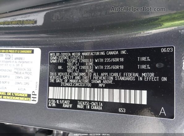 2T2AGCEZ3RC037700 2024 LEXUS NX 350 Gray 