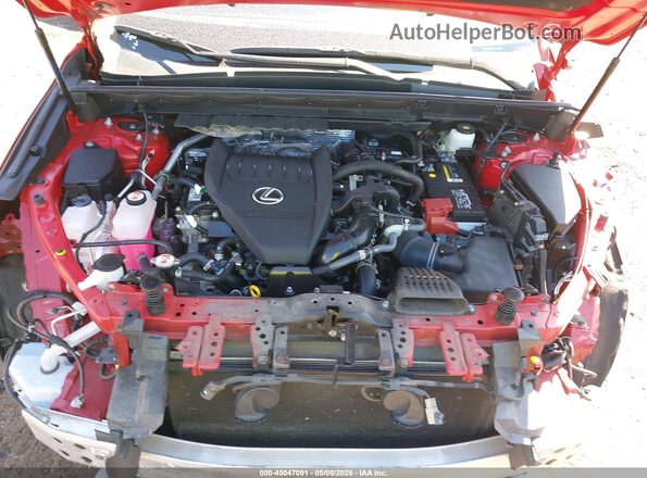 2T2AGCEZXNC002047 2022 LEXUS NX 350 Red Widok z tyłu