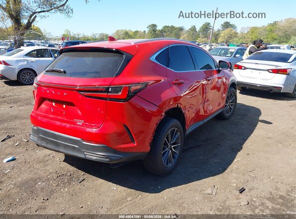 2T2AGCEZXNC002047 2022 LEXUS NX 350 Red Tył prawy