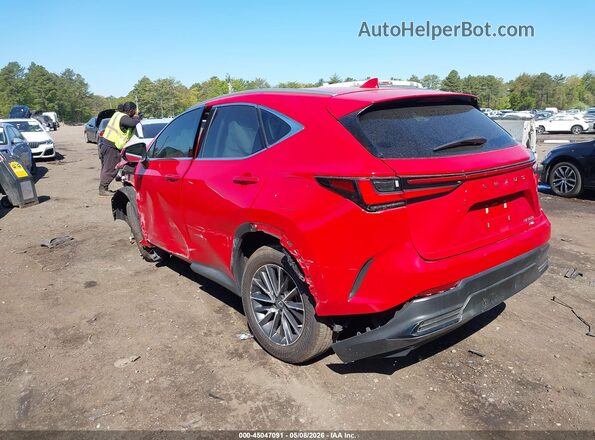 2T2AGCEZXNC002047 2022 LEXUS NX 350 Red Tył lewy