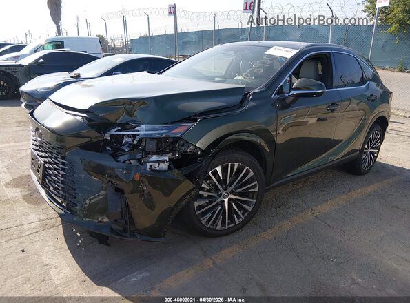 2T2BAMBA1SC057184 2025 LEXUS RX 350 Green Vista tres cuartos delantera izquierda