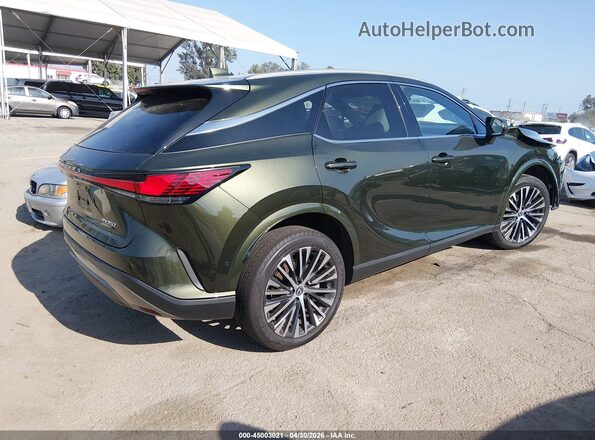2T2BAMBA1SC057184 2025 LEXUS RX 350 Green Trasero derecho