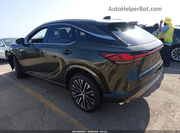 2T2BAMBA1SC057184 2025 LEXUS RX 350 Green Trasero izquierdo
