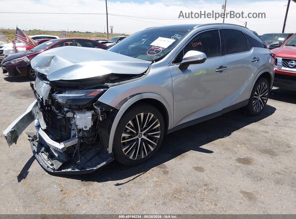 2T2BAMCA1PC012834 2023 LEXUS RX 350 Silver წინა მარცხენა ხედი სამი მეოთხედიდან