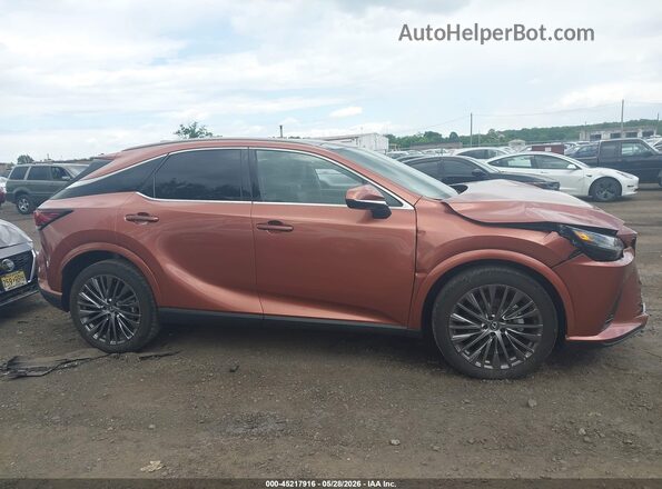 2T2BAMCA1PC019556 2023 LEXUS RX 350 Розовый Вид задней части салона