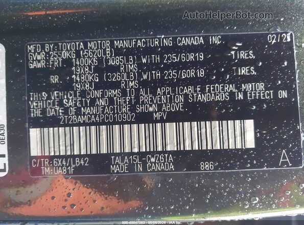 2T2BAMCA4PC010902 2023 LEXUS RX 350 Green Engine compartment view