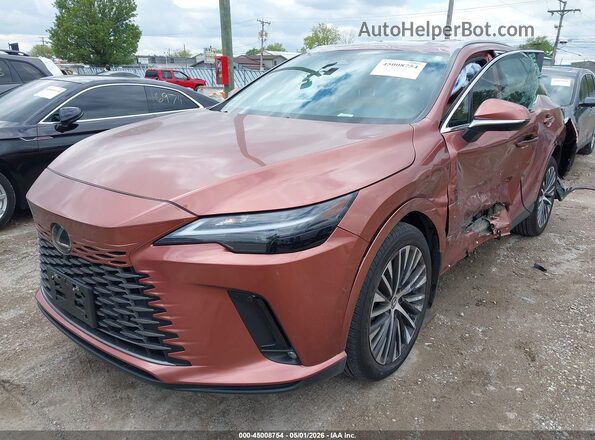 2T2BAMCA4RC060086 2024 LEXUS RX 350 Pink Առջևի ձախ երեք քառորդ տեսարան