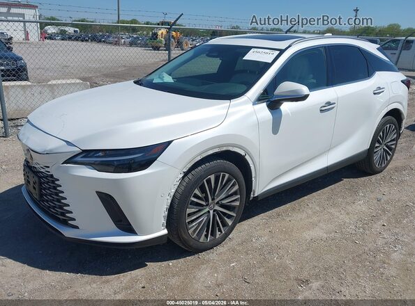 2T2BAMCA5SC097475 2025 LEXUS RX 350 White Առջևի ձախ երեք քառորդ տեսարան