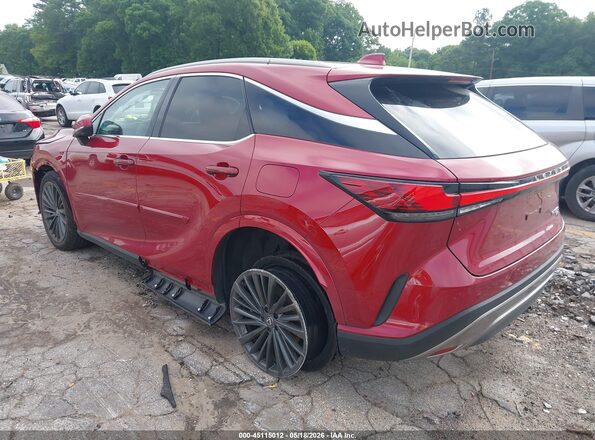 2T2BAMCA5SC099257 2025 LEXUS RX 350 Red Trasero izquierdo