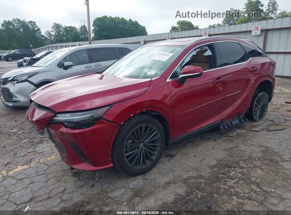 2T2BAMCA5SC099257 2025 LEXUS RX 350 Red Vista tres cuartos delantera izquierda