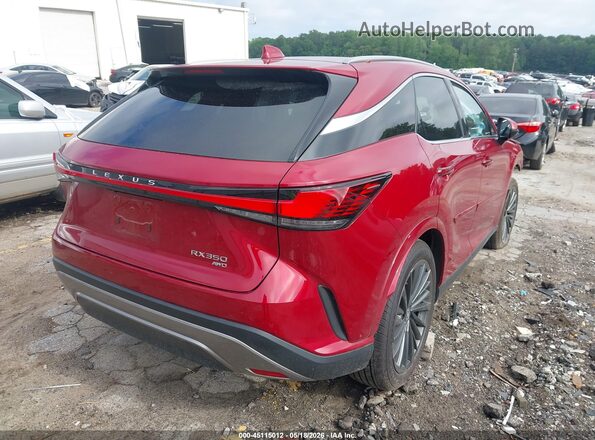 2T2BAMCA5SC099257 2025 LEXUS RX 350 Red Trasero derecho
