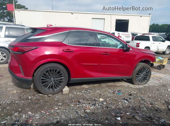 2T2BAMCA5SC099257 2025 LEXUS RX 350 Red Vista interior trasera