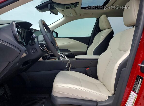2T2BAMCA8TC129398 2026 LEXUS RX Red Widok wnętrza z przodu