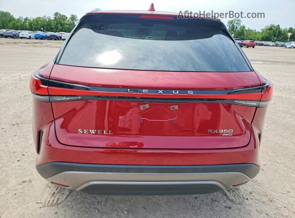 2T2BAMCA8TC129398 2026 LEXUS RX Red Widok z tyłu