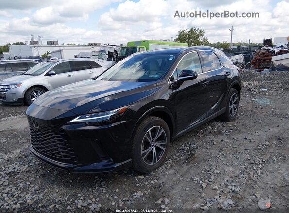 2T2BAMCAXRC075093 2024 LEXUS RX 350 Black Передня ліва чверть