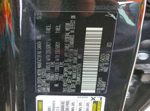 2T2BAMCAXTC127426 2026 LEXUS RX Black 