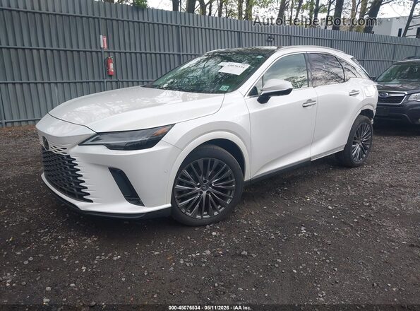 2T2BBMCA3PC003128 2023 LEXUS RX 350H Белый Передняя левая четверть