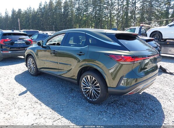 2T2BBMCA6SC086465 2025 LEXUS RX 350H Green Rear left