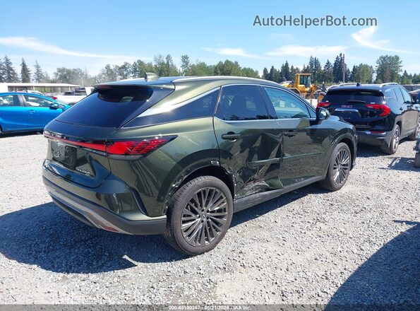 2T2BBMCA6SC086465 2025 LEXUS RX 350H Green Rear right