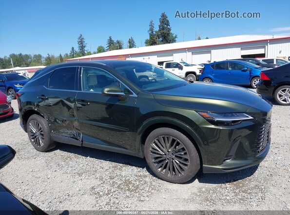 2T2BBMCA6SC086465 2025 LEXUS RX 350H Green Rear interior view