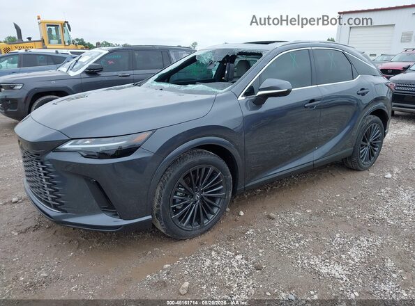 2T2BBMCA6TC118932 2026 LEXUS RX 350H Gray წინა მარცხენა ხედი სამი მეოთხედიდან