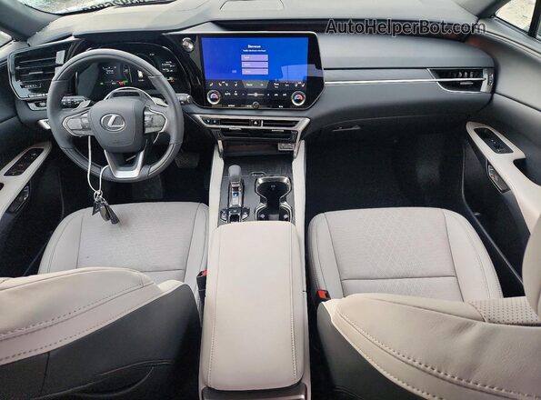2T2BBMCA8SC100186 2025 LEXUS RX White Dashboard view