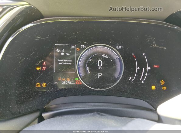 2T2BBMCAXPC005541 2023 LEXUS RX 350H White Vista de los asientos traseros