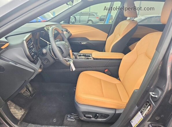 2T2BBMCAXSC085626 2025 LEXUS RX Gray წინა სალონის ხედი