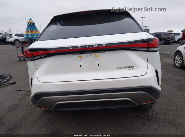 2T2BBMCAXSC098893 2025 LEXUS RX 350H White 
